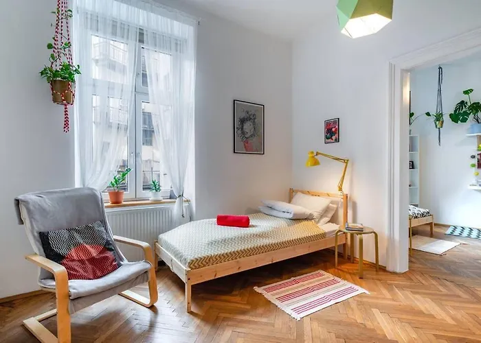 Blue Peace-apartment With Free Parking In Center For 1-6 People Krakkó